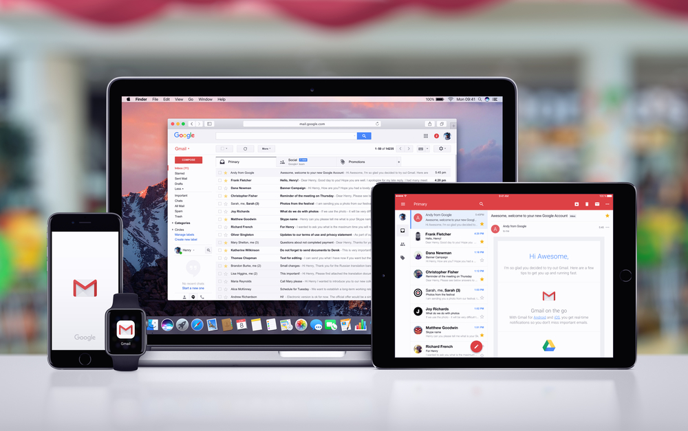 Gmail across multiple devices